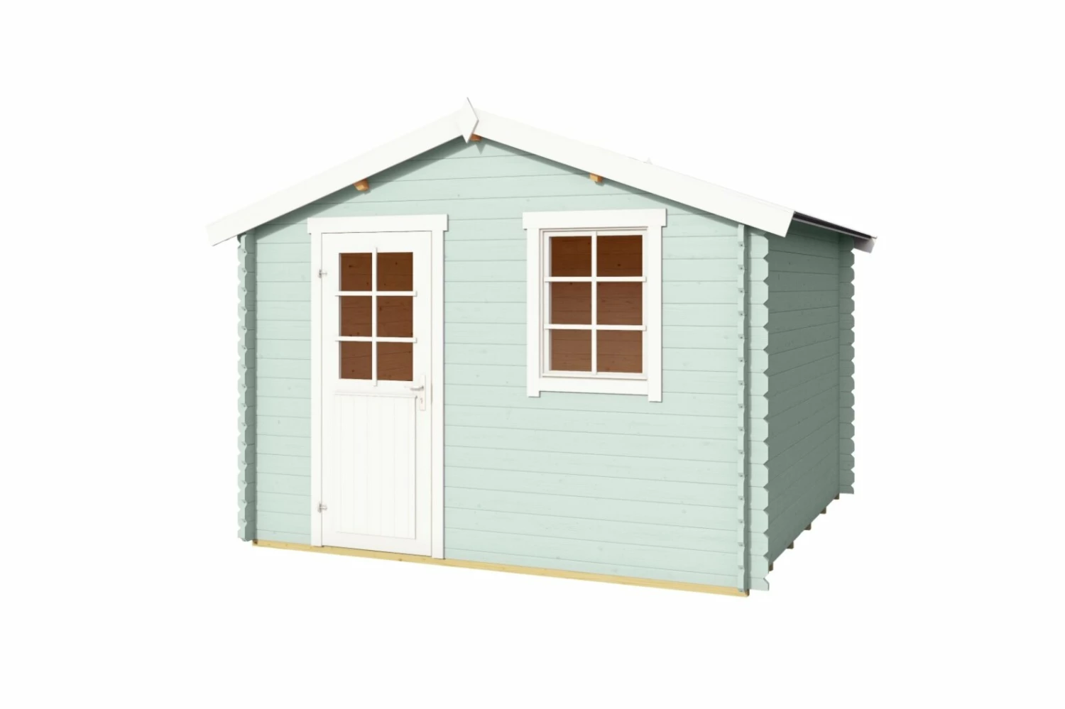 Blitzangebot 👏 Gartenhaus WELS 3 - gletschergrün - Fichte massiv - 300x300 cm ⭐ 4 Blitzangebot 👏 Gartenhaus WELS 3 - gletschergrün - Fichte massiv - 300x300 cm ⭐ – Bild 2