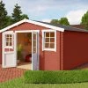 Beste Bewertungen von 😍 Gartenhaus WELS 4 DT - schwedenrot - Fichte massiv - 390x390 cm 🎁
