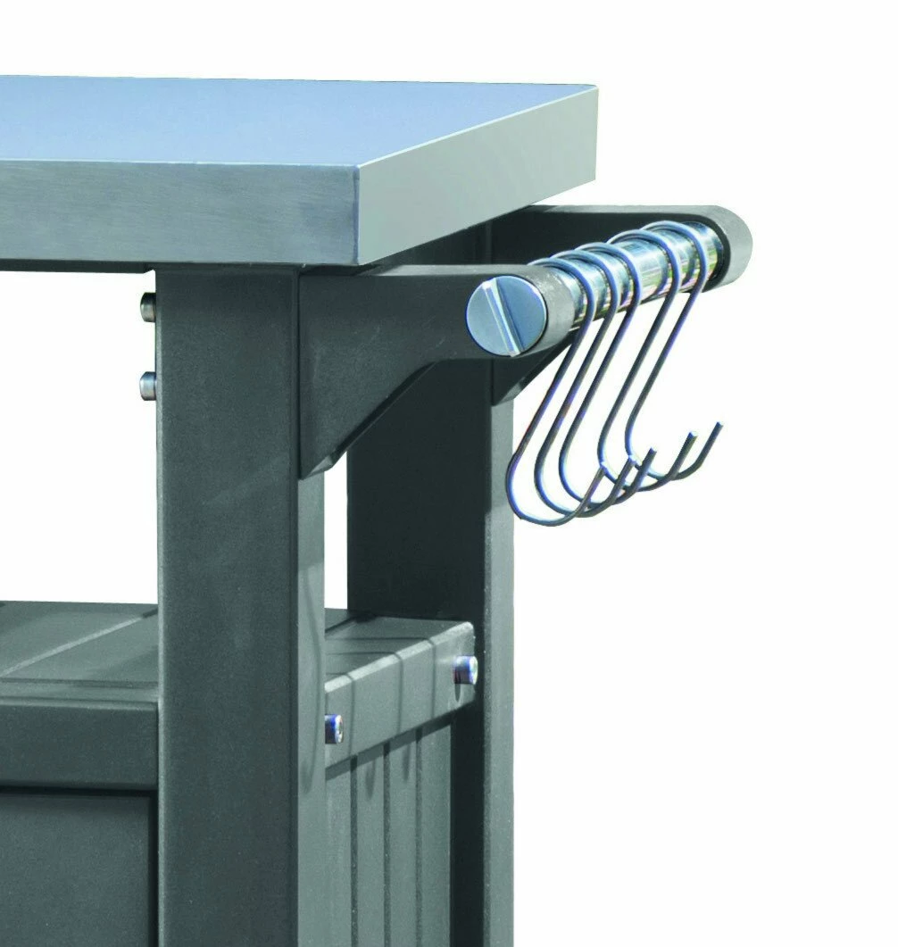 Schlussverkauf 🛒 Grill-Beistelltisch - graphit - Holzoptik 😉 5 Schlussverkauf 🛒 Grill-Beistelltisch - graphit - Holzoptik 😉 – Bild 3