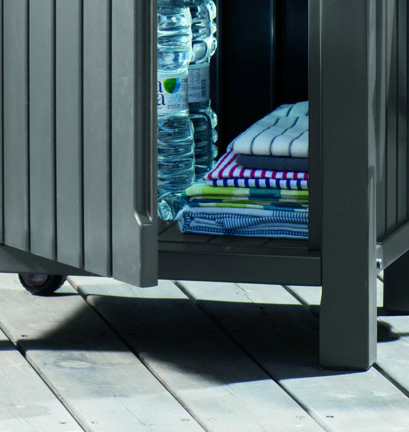 Schlussverkauf 🛒 Grill-Beistelltisch - graphit - Holzoptik 😉 6 Schlussverkauf 🛒 Grill-Beistelltisch - graphit - Holzoptik 😉 – Bild 4