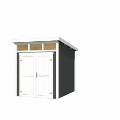 Bestpreis ✔️ Gartenhaus KIBO 2 - carbongrau - Fichte massiv - 200x250 cm 🎁 5 Bestpreis ✔️ Gartenhaus KIBO 2 - carbongrau - Fichte massiv - 200x250 cm 🎁 -Angebote Garten Store 9005108900 02 1600Wx1600H