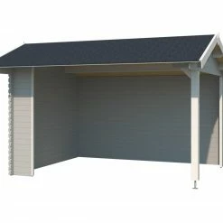 Besorgen 👏 Unterstand KIRIAN - lichtgrau - Fichte massiv - 380x300 cm ✨ 6 Besorgen 👏 Unterstand KIRIAN - lichtgrau - Fichte massiv - 380x300 cm ✨ -Angebote Garten Store 9005109800 02 1600Wx1600H