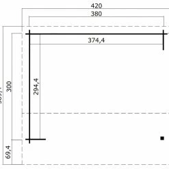 Coupon 🥰 Unterstand KIRIAN - gletschergrün - Fichte massiv - 380x300 cm 🎁 7 Coupon 🥰 Unterstand KIRIAN - gletschergrün - Fichte massiv - 380x300 cm 🎁 -Angebote Garten Store 9005110000 03 1600Wx1600H
