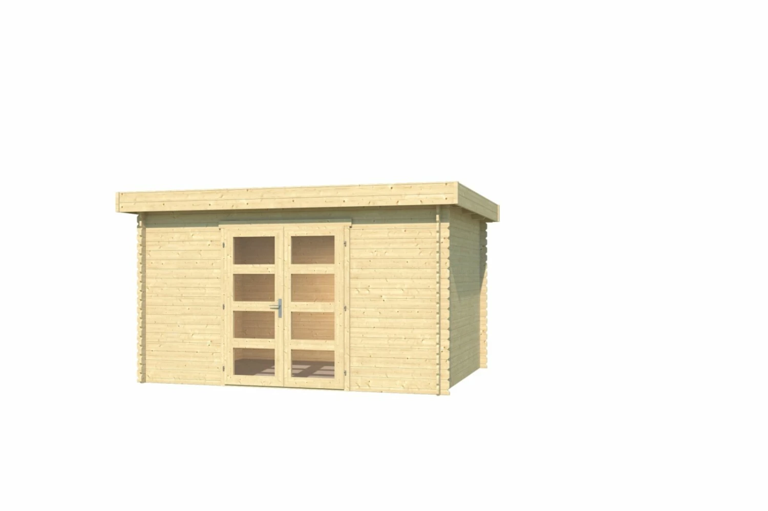 Bestes Angebot 🧨 Gartenhaus NASHVILLE - Fichte massiv - naturbelassen - 380x275 cm ✔️ 4 Bestes Angebot 🧨 Gartenhaus NASHVILLE - Fichte massiv - naturbelassen - 380x275 cm ✔️ – Bild 2