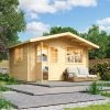 Am billigsten 💯 Gartenhaus NORDERNEY 2 - naturbelassen - Fichte massiv - 390x300 cm 😀 -Angebote Garten Store 9005113700 1600Wx1600H