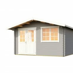 Angebote 😉 Gartenhaus NORDERNEY 3 - lichtgrau - Fichte masiv - 390x390 cm 😀 6 Angebote 😉 Gartenhaus NORDERNEY 3 - lichtgrau - Fichte masiv - 390x390 cm 😀 -Angebote Garten Store 9005114300 02 1600Wx1600H