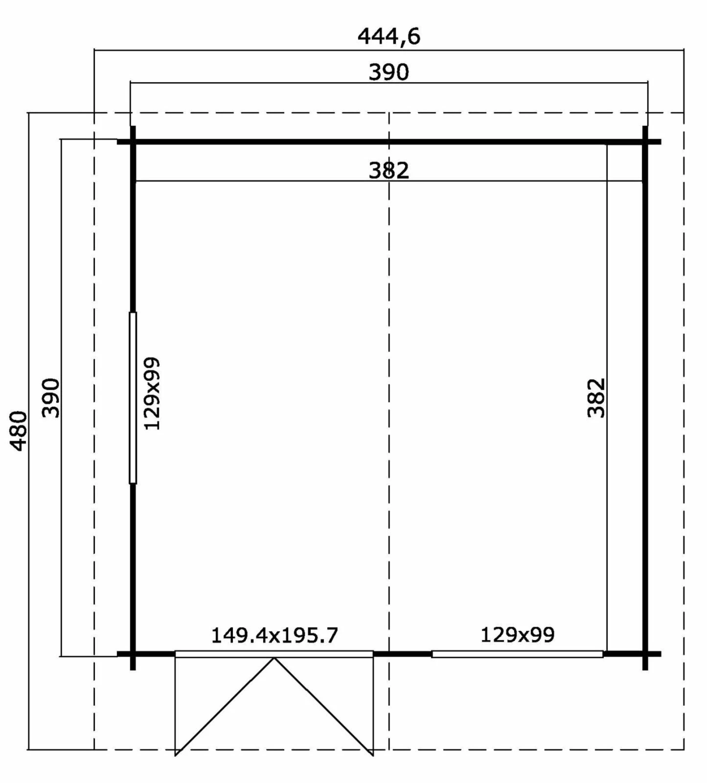 Besorgen 👏 Gartenhaus NORDERNEY 3 - carbongrau - Fichte masiv - 390x390 cm 🤩 5 Besorgen 👏 Gartenhaus NORDERNEY 3 - carbongrau - Fichte masiv - 390x390 cm 🤩 – Bild 3