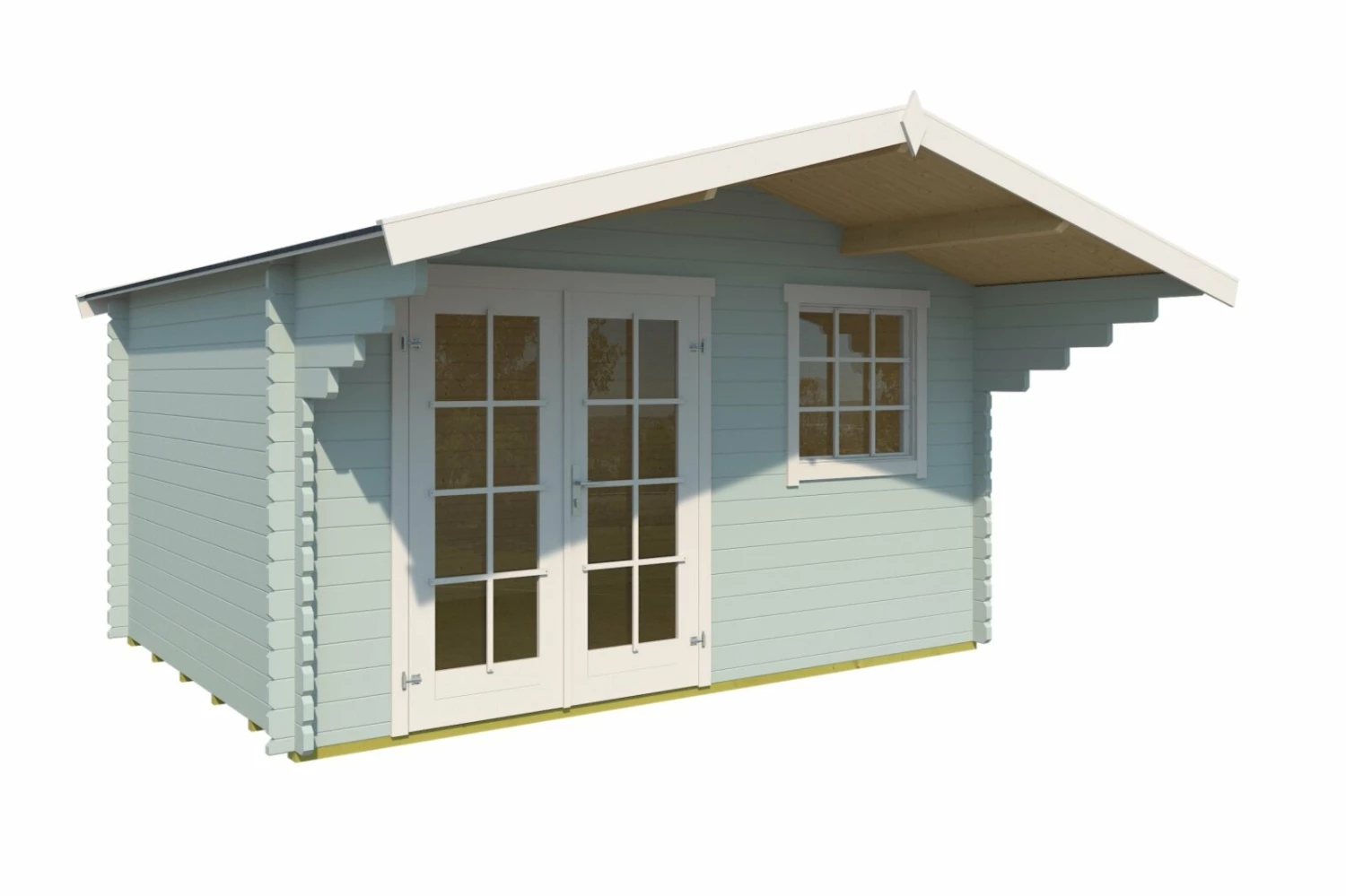 Besorgen 🌟 Gartenhaus ORLANDO 34 - gletschergrün - Fichte massiv - 380x280 cm ⌛ 4 Besorgen 🌟 Gartenhaus ORLANDO 34 - gletschergrün - Fichte massiv - 380x280 cm ⌛ – Bild 2