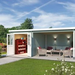 Beste Bewertungen von 👏 Gartenhaus SAINT PAUL - gletschergrün - Fichte massiv - 275x570 cm 🎉