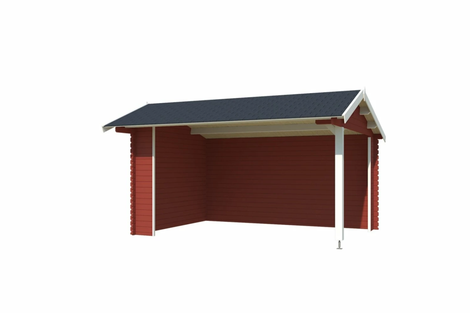 Rabatt 🔔 Unterstand SAN DIEGO - schwedenrot - Fichte massiv - 425x300 cm 💯 4 Rabatt 🔔 Unterstand SAN DIEGO - schwedenrot - Fichte massiv - 425x300 cm 💯 – Bild 2