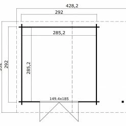 Bester Verkauf ⭐ Gartenhaus TULSA - carbongrau - Fichte massiv - 292x392 cm 🤩 7 Bester Verkauf ⭐ Gartenhaus TULSA - carbongrau - Fichte massiv - 292x392 cm 🤩 -Angebote Garten Store 9005119400 03 1600Wx1600H