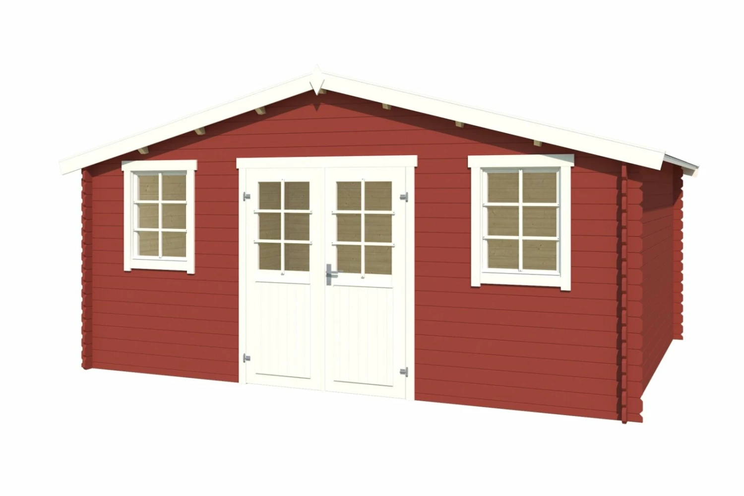 Blitzangebot 🌟 Gartenhaus UDO 380 - schwedenrot - Fichte massiv - 480x380 cm 🤩 4 Blitzangebot 🌟 Gartenhaus UDO 380 - schwedenrot - Fichte massiv - 480x380 cm 🤩 – Bild 2