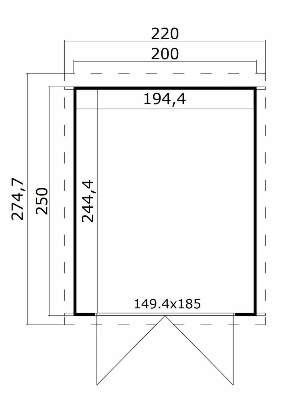 Besorgen ✨ Gartenhaus ZAMBEZI II - schwedenrot - Fichte massiv - 200x250 cm ⌛ 5 Besorgen ✨ Gartenhaus ZAMBEZI II - schwedenrot - Fichte massiv - 200x250 cm ⌛ – Bild 3