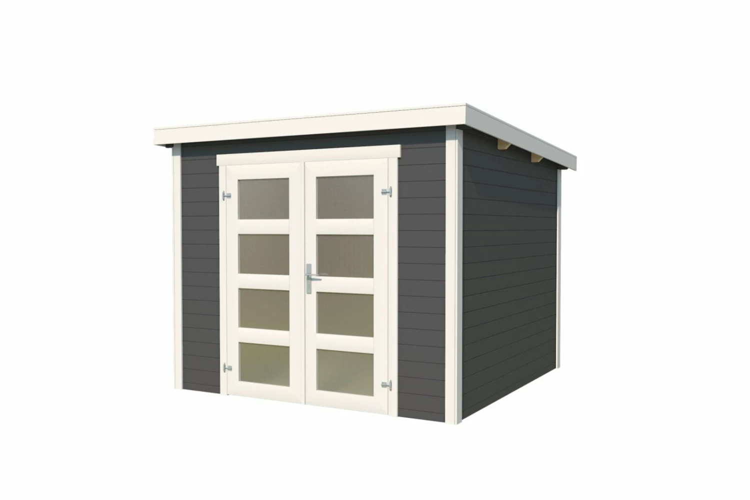 Neu 😍 Gartenhaus ZAMBEZI III - carbongrau - Fichte massiv - 250x200 cm 🧨 4 Neu 😍 Gartenhaus ZAMBEZI III - carbongrau - Fichte massiv - 250x200 cm 🧨 – Bild 2