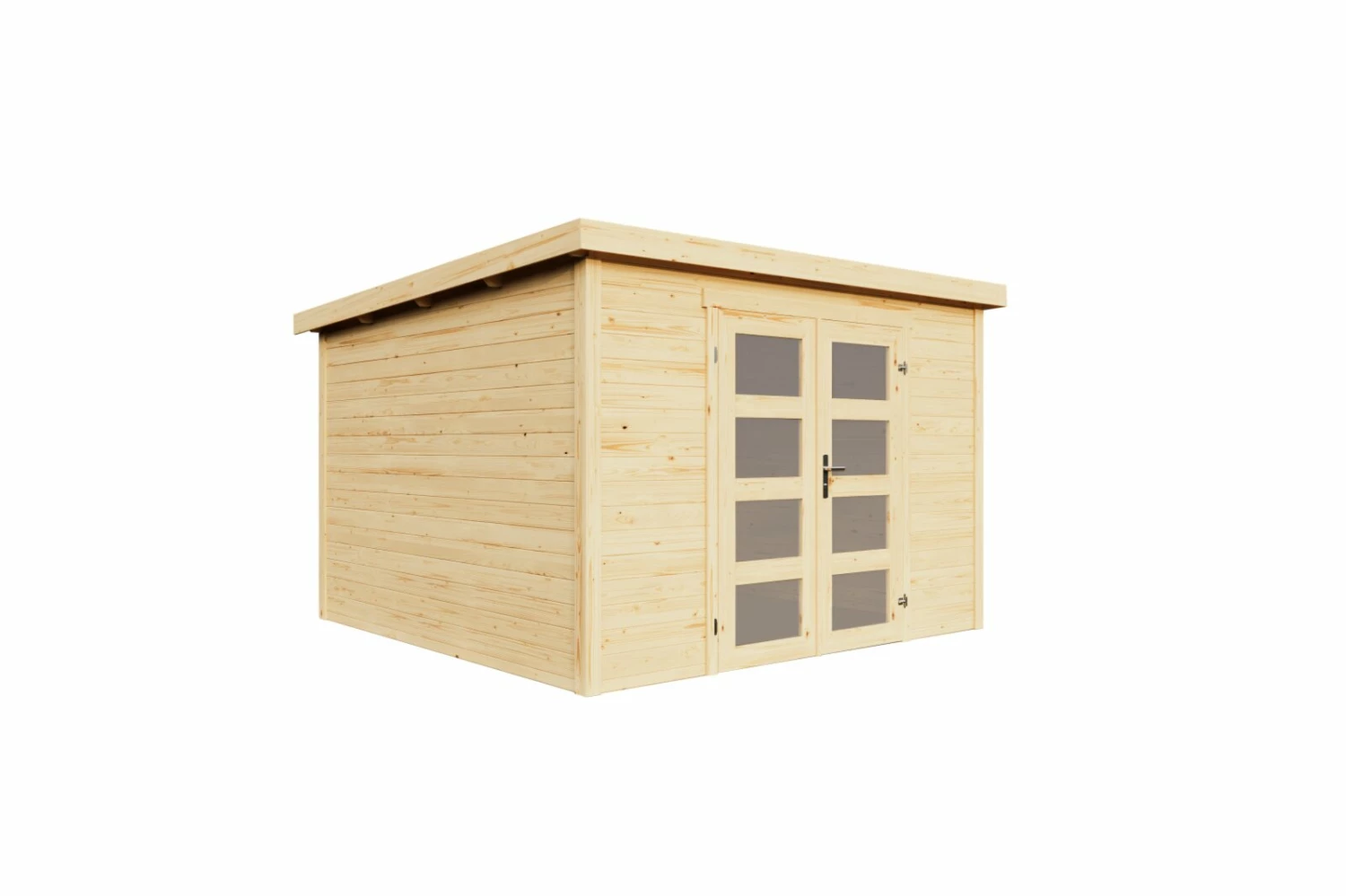 Billig 👍 Gartenhaus ZAMBEZI 6 - naturbelassen - Fichte massiv - 300x250 cm 🎁 4 Billig 👍 Gartenhaus ZAMBEZI 6 - naturbelassen - Fichte massiv - 300x250 cm 🎁 – Bild 2