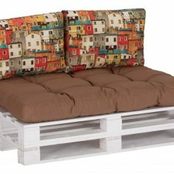 Brandneu 🧨 3-teiliges Paletten-Kissen-Set - kakao - Sardinien 🔥