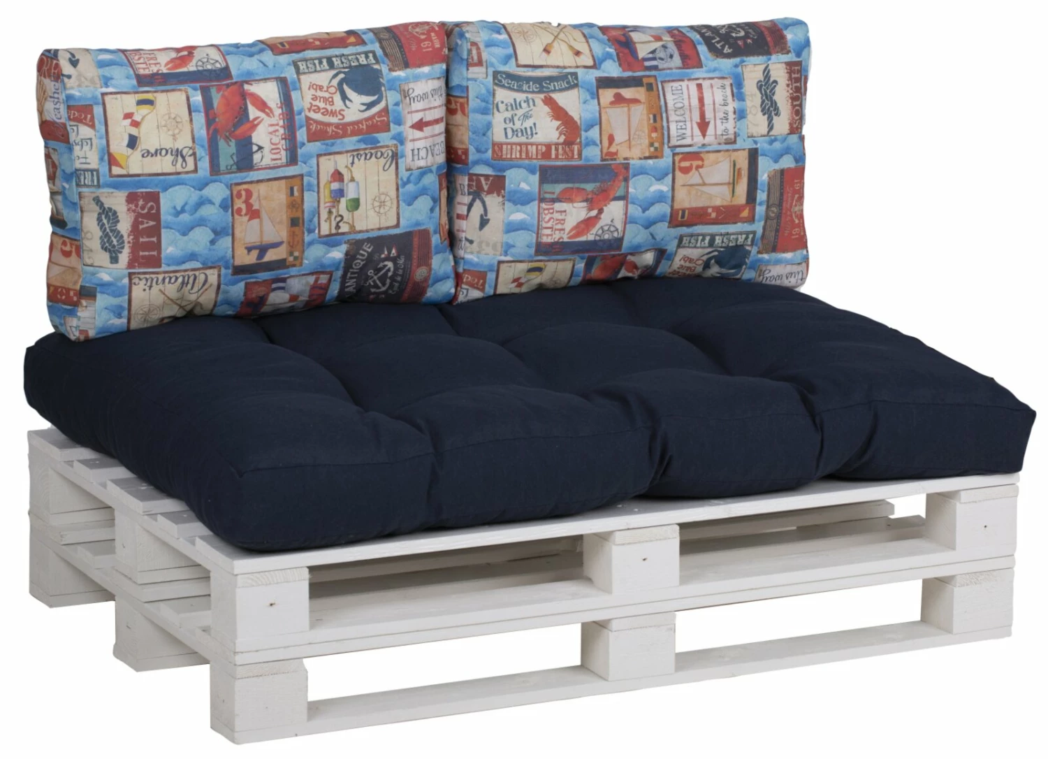 Besorgen 🥰 3-teiliges Paletten-Kissen-Set - dunkelblau - Maritim 🔔 3 Besorgen 🥰 3-teiliges Paletten-Kissen-Set - dunkelblau - Maritim 🔔