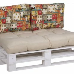 Coupon 🌟 3-teiliges Paletten-Kissen-Set - beige - Sardinien 🧨