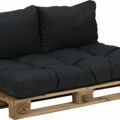 Großhandel 🌟 3-teiliges Paletten-Kissen-Set - anthrazit 👍