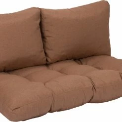 Brandneu 😍 3-teiliges Paletten-Kissen-Set - kakao ✔️