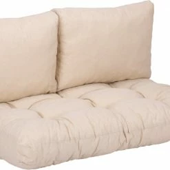 Billig 🌟 3-teiliges Paletten-Kissen-Set - beige 👍