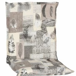 Angebote 💯 Niedriglehner-Auflage - beige-natur - Federn - 101x50 cm 🎉