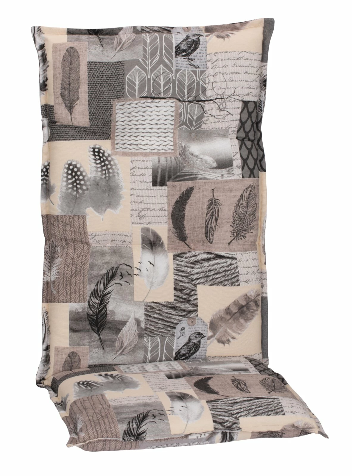 Rabatt 😍 Hochlehner-Auflage - beige-natur - Federn - 118x50 cm 🎁 3 Rabatt 😍 Hochlehner-Auflage - beige-natur - Federn - 118x50 cm 🎁