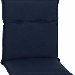 Coupon 😉 Niedriglehner-Auflage - dunkelblau - 101x50 cm 🌟