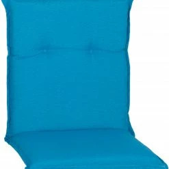 Budget 😀 Niedriglehner-Auflage - türkis-aqua - 101x50 cm 🌟