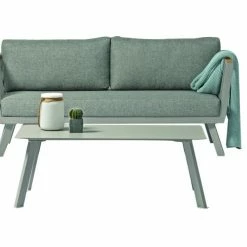 Brandneu 🎁 4-teiliges Lounge-Set - teakfarben-taupe - mit Kissen 🥰