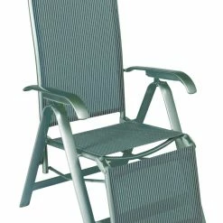 Blitzangebot 👍 Gartensessel - platin-grigio - mit Fußteil 💯