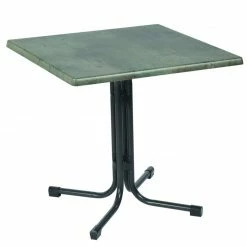 Angebote 😍 Gartentisch - anthrazit-cemento - klappbar - 80x80 cm ⭐