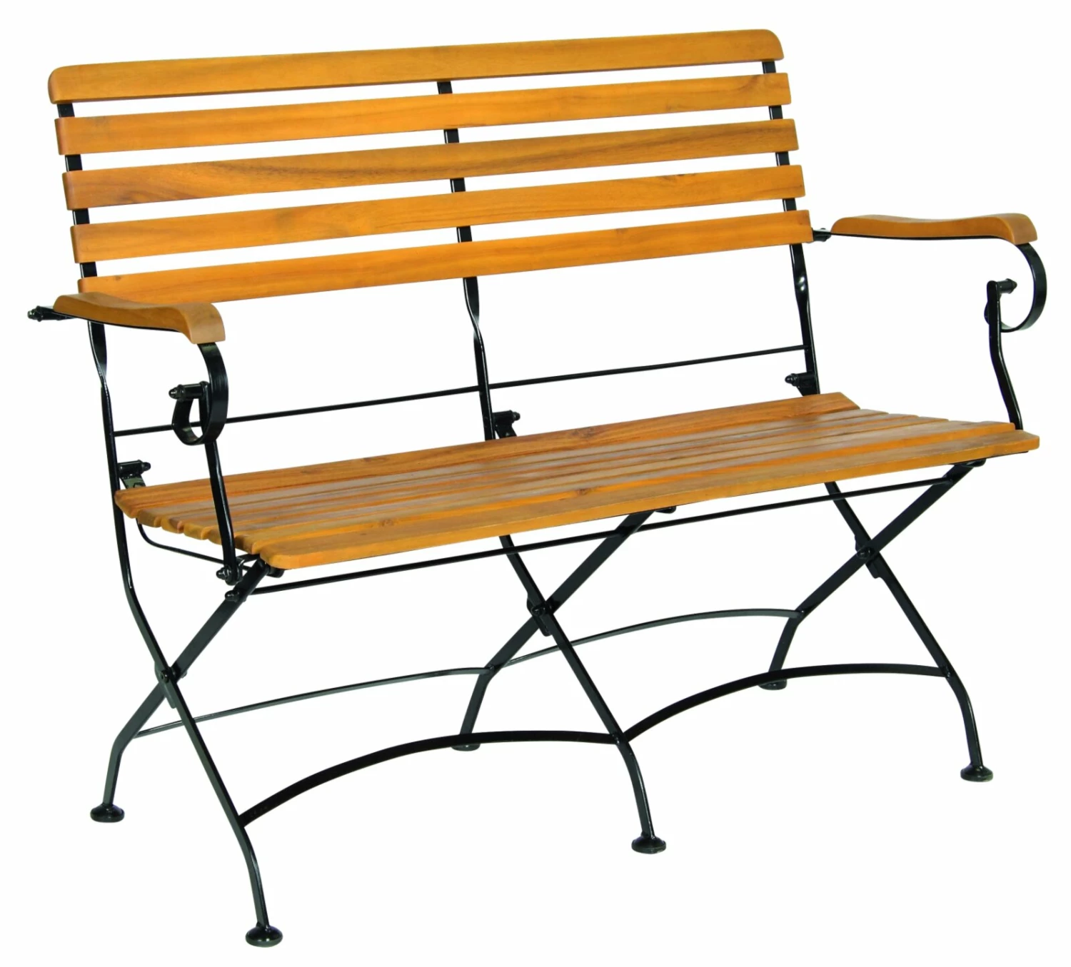 Schlussverkauf 🧨 4-teilige Sitzgruppe - teakfarben-schwarz - Akazie - mit Bank 👏 5 Schlussverkauf 🧨 4-teilige Sitzgruppe - teakfarben-schwarz - Akazie - mit Bank 👏 – Bild 3