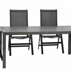 Besorgen 🤩 5-teilige Tischgruppe - anthrazit - klappbar - 180x98 cm ✨