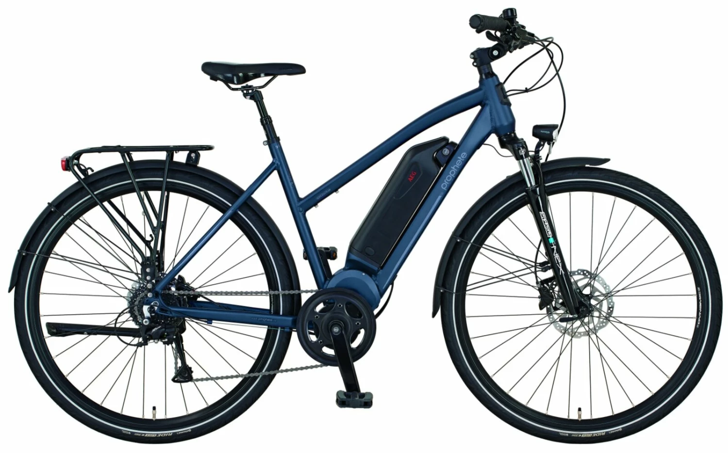Rabatt ✨ PROPHETE ENTDECKER Damen Trekking E-Bike 28'' - blau - Rahmenhöhe 50 cm ❤️ 3 Rabatt ✨ PROPHETE ENTDECKER Damen Trekking E-Bike 28'' - blau - Rahmenhöhe 50 cm ❤️