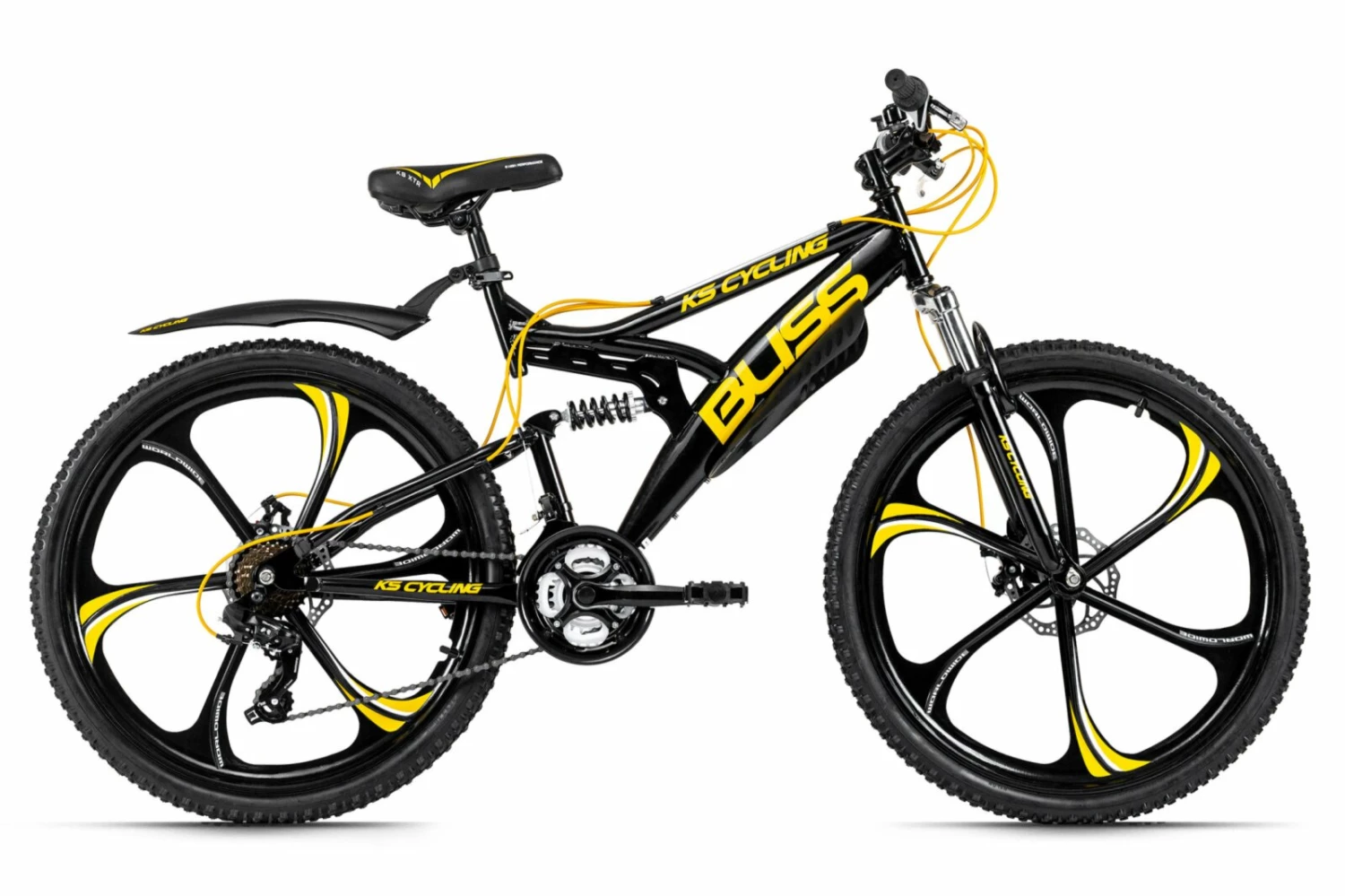 Angebote ⌛ KS Cycling Mountainbike FULLY 26'' BLISS - schwarz-gelb - 47 cm Rahmenhöhe 🤩 3 Angebote ⌛ KS Cycling Mountainbike FULLY 26'' BLISS - schwarz-gelb - 47 cm Rahmenhöhe 🤩