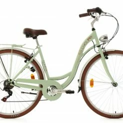 Billig ⭐ KS Cycling Damenfahrrad 28'' EDEN - mint - Rahmenhöhe 48 cm 😀