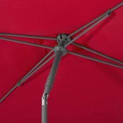 Auslauf 😀 Sonnenschirm SEVILLA - rot - rechteckig - 240x140 cm 🤩 -Angebote Garten Store 9005219400 03 1600Wx1600H