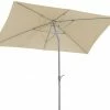 Bestes Angebot 👍 Sonnenschirm PORTO - natur - rechteckig - 300x200 cm ⭐