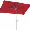Auslauf 🛒 Sonnenschirm PORTO - rot - rechteckig - 300x200 cm 🔔 -Angebote Garten Store 9005219800 1600Wx1600H