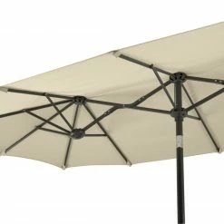 Top 10 🎁 Sonnenschirm SALERNO - natur - rund - 300x150 cm 🌟 -Angebote Garten Store 9005220100 03 1600Wx1600H