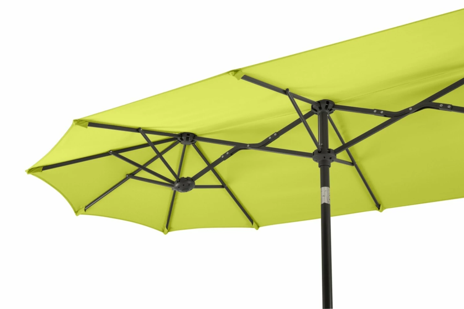 Blitzangebot 🧨 Sonnenschirm SALERNO - apfelgrün - rund - 300x150 cm ⭐ 5 Blitzangebot 🧨 Sonnenschirm SALERNO - apfelgrün - rund - 300x150 cm ⭐ – Bild 3