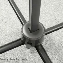 Rabatt ⭐ Sonnenschirm RHODOS JUNIOR - rot - 230x230 cm 🤩 -Angebote Garten Store 9005220700 03 1600Wx1600H