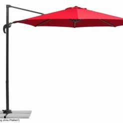 Coupon 🤩 Sonnenschirm RHODOS JUNIOR - rot - rund - Ø 300 cm ⭐