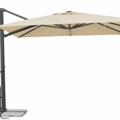 Schlussverkauf 👍 Ampelschirm RHODOS SMART - natur - 300x300 cm 🔥