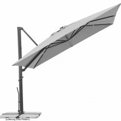 Angebote ✔️ Ampelschirm RHODOS SMART - silbergrau - 300x300 cm 😀 -Angebote Garten Store 9005225100 03 1600Wx1600H