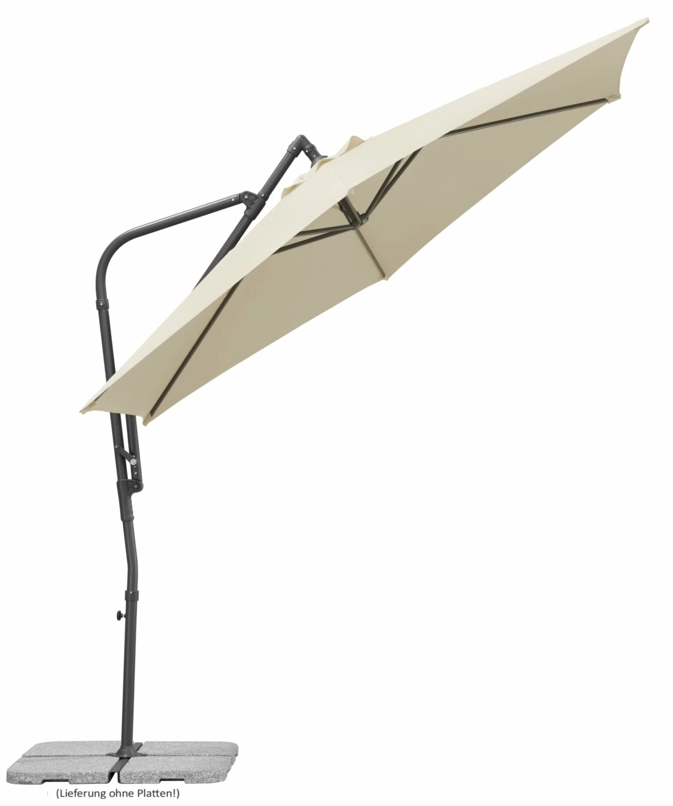 Neu ⌛ Ampelschirm GENUA - natur - Ø 300 cm 😍 5 Neu ⌛ Ampelschirm GENUA - natur - Ø 300 cm 😍 – Bild 3