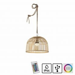 Beste Bewertungen von ❤️ Outdoor-Pendelleuchte - natur - dimmbar - RGB+W 😉 -Angebote Garten Store 9005235000 1600Wx1600H
