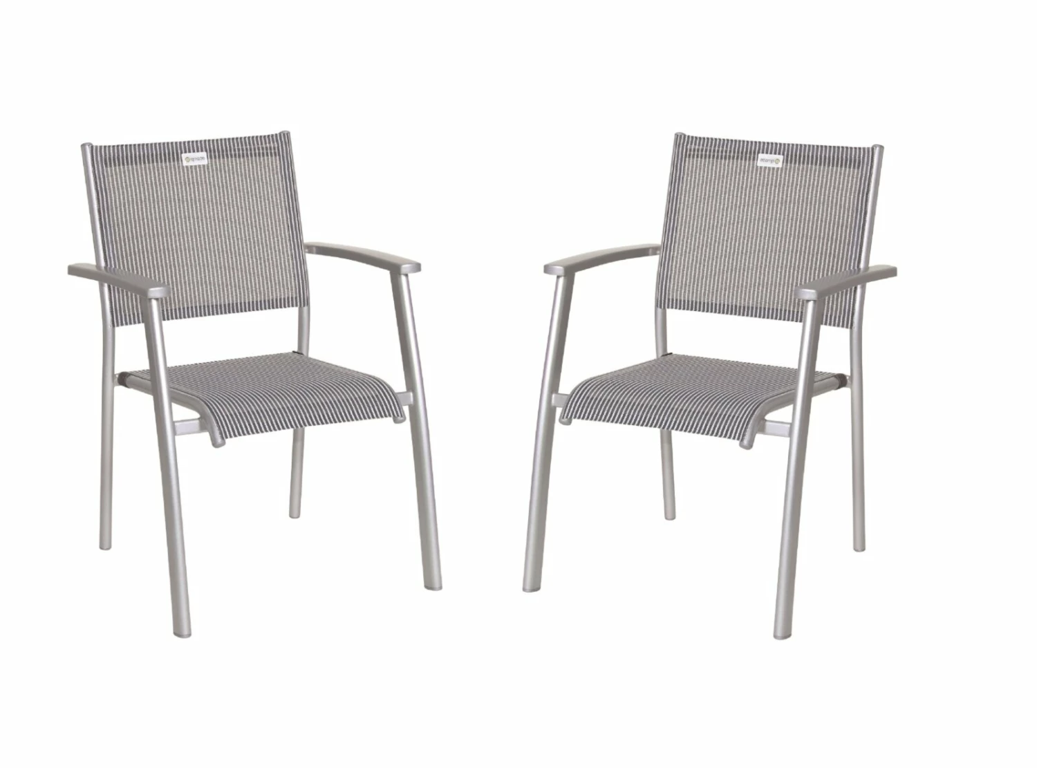 Besorgen 🎉 2er-Set Stapelstuhl - platin-grau - Aluminium 🧨 3 Besorgen 🎉 2er-Set Stapelstuhl - platin-grau - Aluminium 🧨