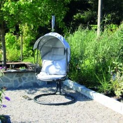 Bestpreis 😀 Hängesessel - anthrazit-grau - klappbar 👏 -Angebote Garten Store 9005240000 02 1600Wx1600H